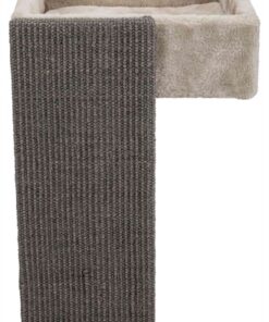 TRIXIE MAND VOOR KASTEN MET KRABPLANK LICHTGRIJS