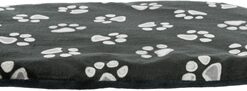 TRIXIE HONDENKUSSEN JIMMY OVAAL ZWART MET POOTPRINT