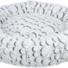 TRIXIE HONDENMAND MILA ROND PLUCHE WIT / GRIJS