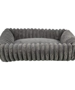 TRIXIE HONDENMAND LONNI RIBFLUWEEL HOEKIG GRIJS