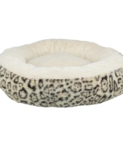 TRIXIE HONDENMAND LEO SOFT ROND PLUCHE CREME / PANTERPRINT