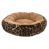 TRIXIE HONDENMAND LEO SOFT ROND PLUCHE BRUIN / PANTERPRINT